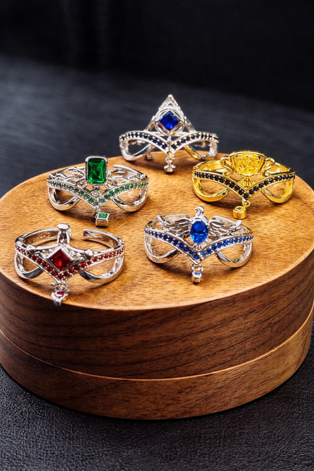 Premium Harry Potter House Adjustable Rings